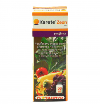 Postikov insekticidn ppravek KARATE ZEON CS 50 ml