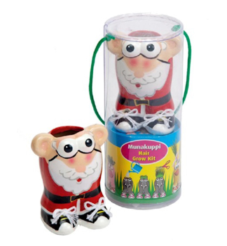 MUNAKUPPI - KERAMICK SANTA CLAUS  s vlasy