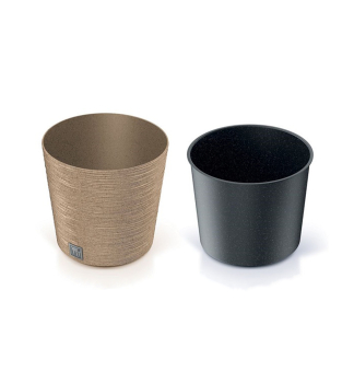 Kvtin FURU ROUND LOW eco wood naturo 30 x 29 cm