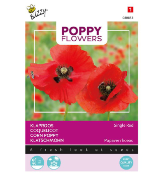 Semena - POPPY MAK SINGLE RED