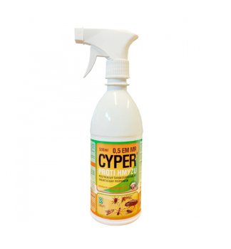 CYPER 0,5 EM 500 ml rozpraova proti hmyzu