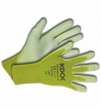 Zahradnické rukavice 'KIXX LIKE LIME' vel. 7, zelené