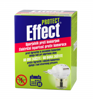 EFFECT PROTECT elektrický odpařovač na komáry 45 ml, 75 dní