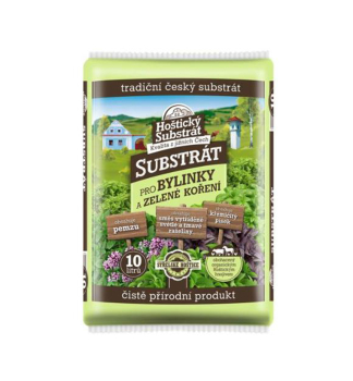 Substr�t pro bylinky a zelen� ko�en� 10l