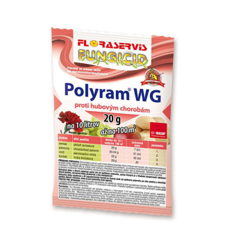 Fungicidn ppravek POLYRAM WG 20 g