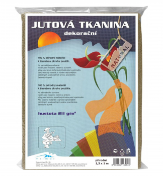 Jutov tkanina prodn  1,3 x 2 m
