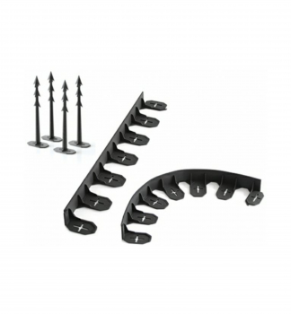Plastov obrubnk 4,8 m / 4,5cm + 24 kotvcch trn 