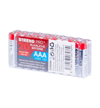 Alkalick baterie Strend Pro, LR03 (AAA) 20 ks v balen