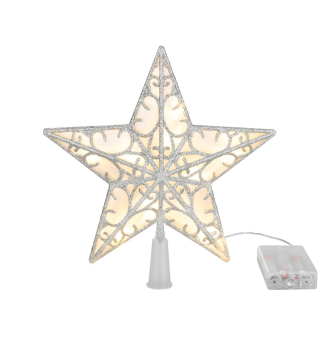 LED HVZDA MAGICHOME VNOCE, 10 LED tepl bl, 25 cm, 2xAA, asova