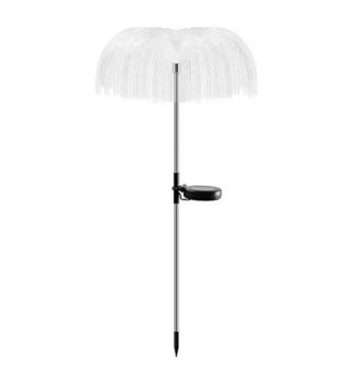 Solrn lampa Strend Pro Garden, fiber vlkna, mnc barvu, 75 cm