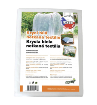 Netkaná textilie bílá 3,2 x 5 m 19 g/m2