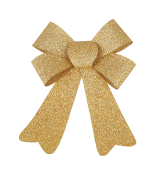 Dekorace VNOCE, male, zlat, 13x21 cm