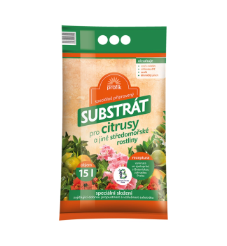 Substrt CITRUSY a jin stedomosk rostliny 15 l