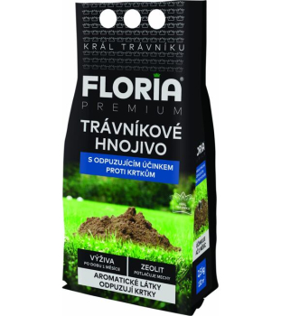 Trvnkov hnojivo FLORIA s odpuzujcm inkem proti krtkum 2,5 kg