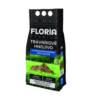 Trvnkov hnojivo FLORIA s odpuzujcm inkem proti krtkum 2,5 kg