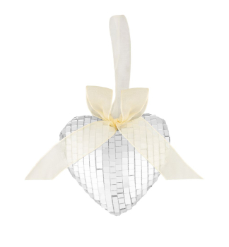 Dekorace MAGICHOME VNOCE SRDCE, zvsn 9x9x2,5 cm