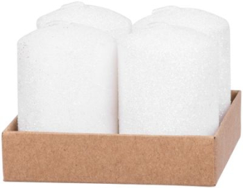 Adventn svka MAGICHOME VNOCE, 4x6 cm, bl s glitry, 4 ks v balen