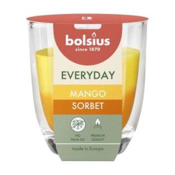 Svka ve skle BOLSIUS Mango Sorbet, 80  70 mm