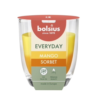 Svka ve skle BOLSIUS Mango Sorbet, 80  70 mm