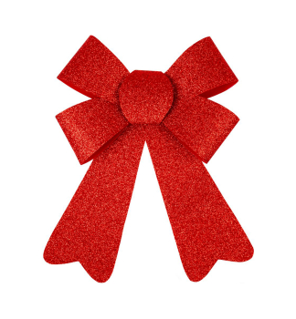 Dekorace VNOCE, male, erven, 13x21 cm