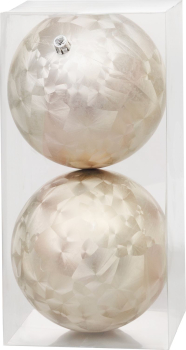 KOULE VNOCE, 2 ks, bov, 12 cm