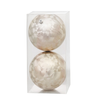 KOULE VNOCE, 2 ks, bov, 12 cm