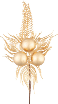 Vtvika MAGICHOME VNOCE, pav prka, zlat, 22 cm