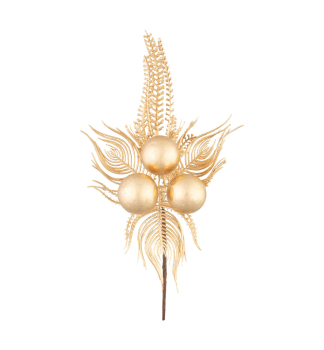 Vtvika MAGICHOME VNOCE, pav prka, zlat, 22 cm