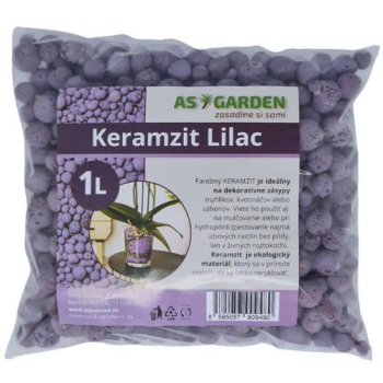 Keramzit - dekorativn� dopln�k, fialov�, 1 l