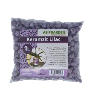 Keramzit - dekorativn� dopln�k, fialov�, 1 l