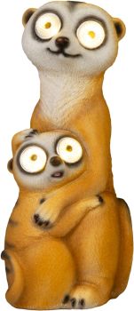 Sol�rn� dekorace SURIKATY 12x11x27,5 cm