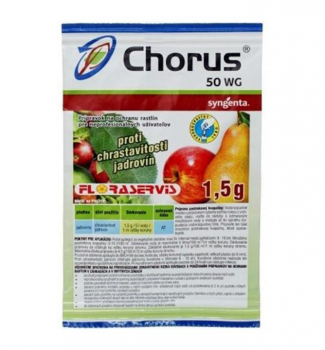 CHORUS 50 WG 1,5g/50 K Floraservis -strupovitost, monilize