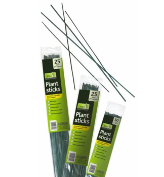 Bambusová opěrná tyč k rostlinám, zelená, 60 cm, 25 ks v balení