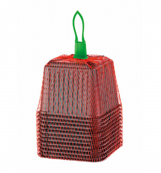 Plastov kvtin tvercov, ern 9 cm, 12 ks