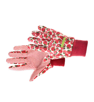 Zahradnick rukavice 'KIXX FRESH FRUIT' vel. 8, erveno bl