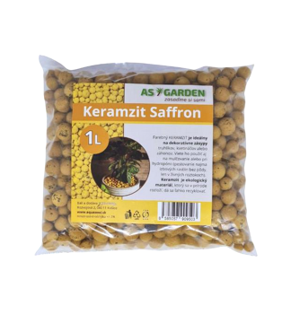 Keramzit - dekorativn� dopln�k, �lut�, 1 l