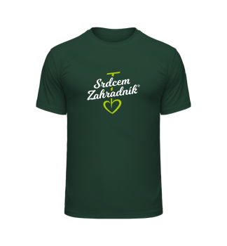 Triko p�nsk� �SRDCEM ZAHRADN�K� tmav� zelen�